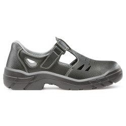 Obuv ARMEN 900 6060 S1 P černá sandál s ocelovou špicí a planžetou