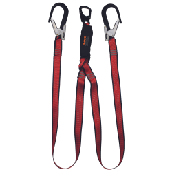 Tlumič pádu ATEX, 2 lana a 2 karabiny