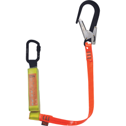 Tlumič pádu TUFF  s lanem a katabinami, 1,5m