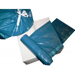 Pytle na odpadky zavazovací 70x100cm typ 60 µm LDPE modrý, 120 l, 25 ks - cena za balení 25 ks