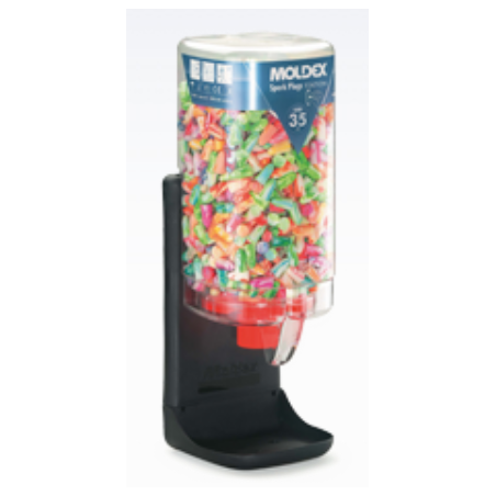 Dózovník MOLDEX Spark Plugs 7850 velký s 500 páry zátk. chráničů 35dB - AKCE!