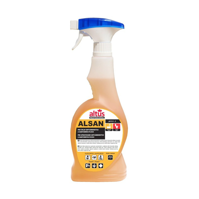 ALTUS Professional ALSAN, čistič umývárenských a sanitárních ploch, pistole, 750 ml
