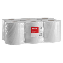 Toaletní papír KATRIN Gigant S2 121050 Jumbo 180, 2-vrstvý, bílý, 130m, 12 rolí - cena za 12 rolí