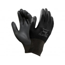 Rukavice ANSELL SENSILITE 48-101, povrstvené, černé