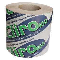 Toaletní papír CLIRO 400, 1-vrstvý 34 m, 32 rolí