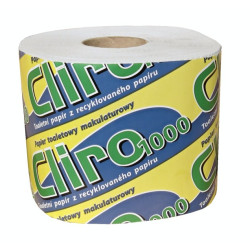Toaletní papír CLIRO 1000, 2-vrstvý 66m, 24 rolí