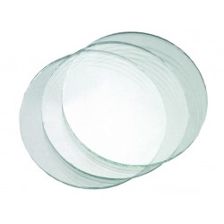 Sklo do svářečských brýlí, průměr 50 mm, čiré