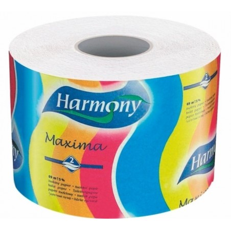 Toaletní papír HARMONY MAXIMA dvouvrstvý 69m 