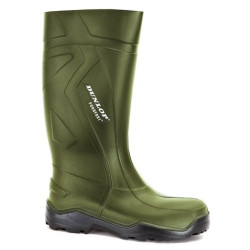 Holínky DUNLOP PUROFORT+ O4, komfortní, anatomické, zelené