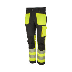 Kalhoty BNN EREBOS Trousers class 1 HI-VIS do pasu, výstražné