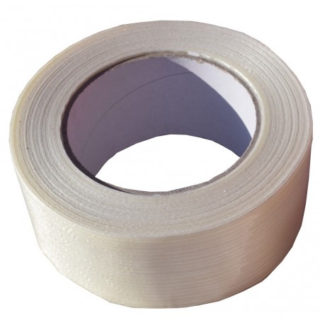 Lepící páska pevná s vlákny podélnými 50 mm šíře x 50 m návin