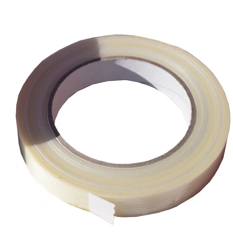 Lepící páska pevná s vlákny podélnými 19 mm šíře x 50 m návin