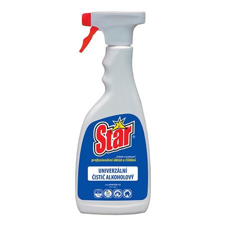 STAR univerzální čistič, alkoholový, s rozprašovačem, 500 ml
