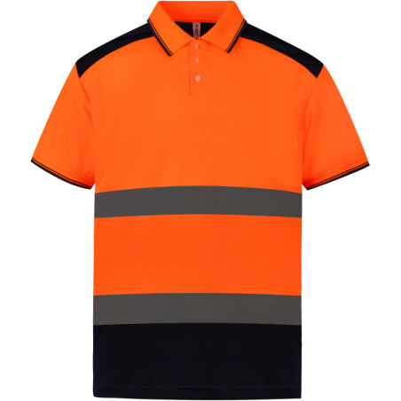 Polokošile HVJ220 Hi-Vis Polo, krátký rukáv, výstražná