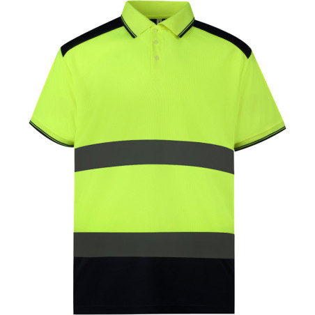 Polokošile HVJ220 Hi-Vis Polo, krátký rukáv, výstražná