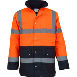 Bunda HVP302 Parka Hi-Vis, zateplená, výstražná