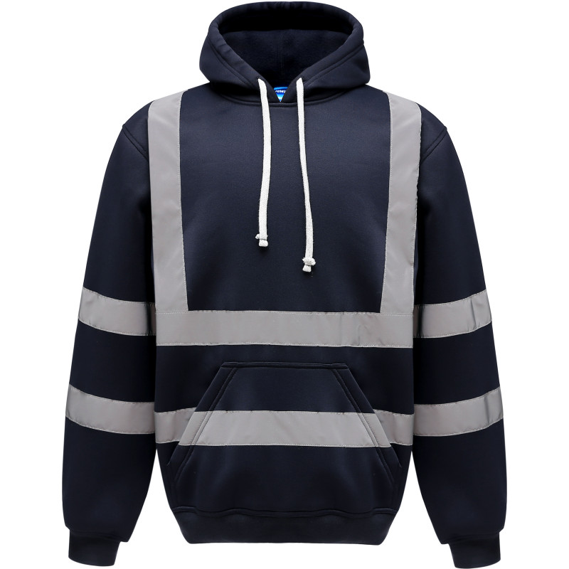 Mikina HVK05 Hi-Vis s kapucí, výstražná