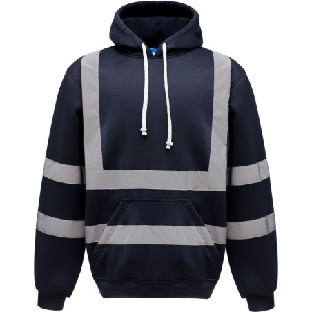 Mikina HVK05 Hi-Vis s kapucí, výstražná