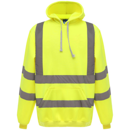 Mikina HVK05 Hi-Vis s kapucí, výstražná