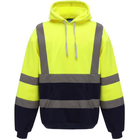 Mikina HVK05 Hi-Vis s kapucí, výstražná