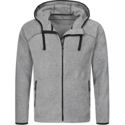 Bunda Power Fleece Jacket Men s kapucí, na zip, pánská