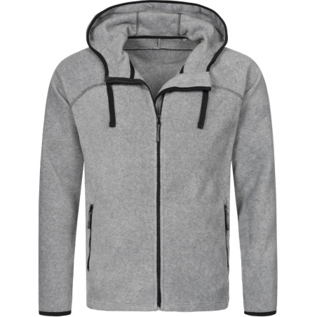 Bunda Power Fleece Jacket Men s kapucí, na zip, pánská
