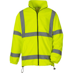 Bunda HVK08 Hi-Vis, fleecová, výstražná