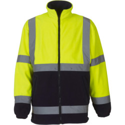 Bunda HVK08 Hi-Vis, fleecová, výstražná
