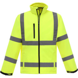 Bunda HVK09 Hi-Vis, softshellová
