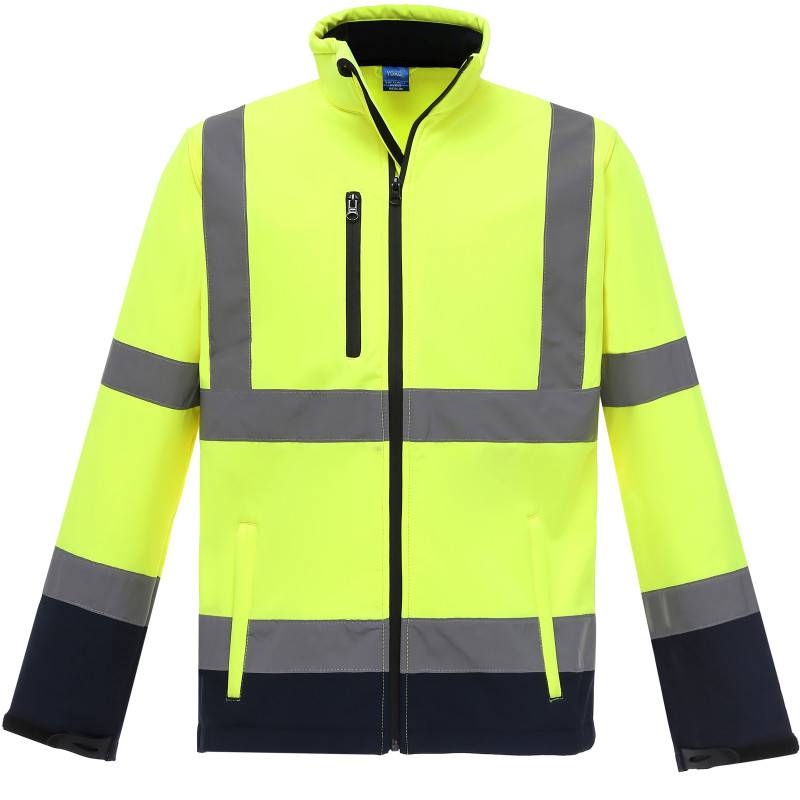 Bunda HVK09 Hi-Vis, softshellová