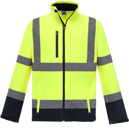 Bunda HVK09 Hi-Vis, softshellová