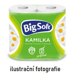 Toaletní papír 3-vrstvý, 4ks - cena za balení 4 ks