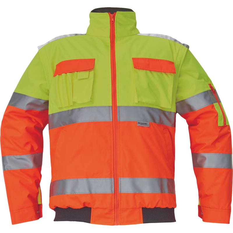 Bunda CLOVELLY zateplená reflexní