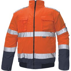 Bunda CLOVELLY zateplená reflexní