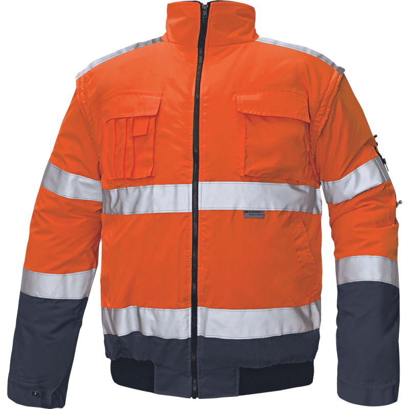 Bunda CLOVELLY zateplená reflexní