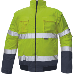 Bunda CLOVELLY zateplená reflexní