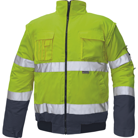 Bunda CLOVELLY zateplená reflexní