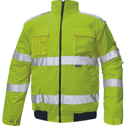 Bunda CLOVELLY zateplená reflexní