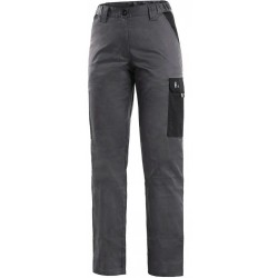 Kalhoty CXS PHOENIX MONETA do pasu, dámské, šedo-černé