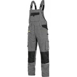 Kalhoty CXS STRETCH s laclem, zkrácené na výšku 170-176cm, pánské, šedo-černé