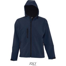 Bunda Replay Men s kapucí, softshellová, 3-vrstvá, pánská