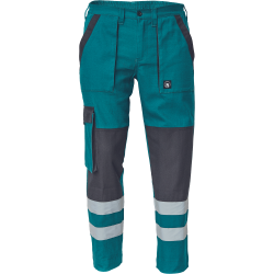 Kalhoty MAX NEO REFLEX do pasu s reflexními pruhy