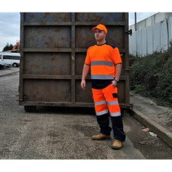 Tričko HVJ400, Hi-Vis, výstražné, krátký rukáv