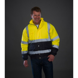 Bunda HVP218 Hi-Vis Bomber, zateplená, výstražná