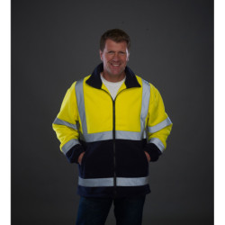 Bunda HVK08 Hi-Vis, fleecová, výstražná