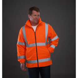 Bunda HVK08 Hi-Vis, fleecová, výstražná