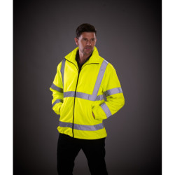 Bunda HVK08 Hi-Vis, fleecová, výstražná
