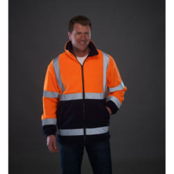 Bunda HVK08 Hi-Vis, fleecová, výstražná
