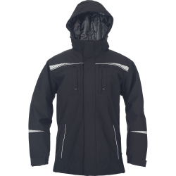 Bunda EMERTON STR, zimní, černá