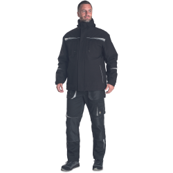 Bunda EMERTON STR, zimní, černá